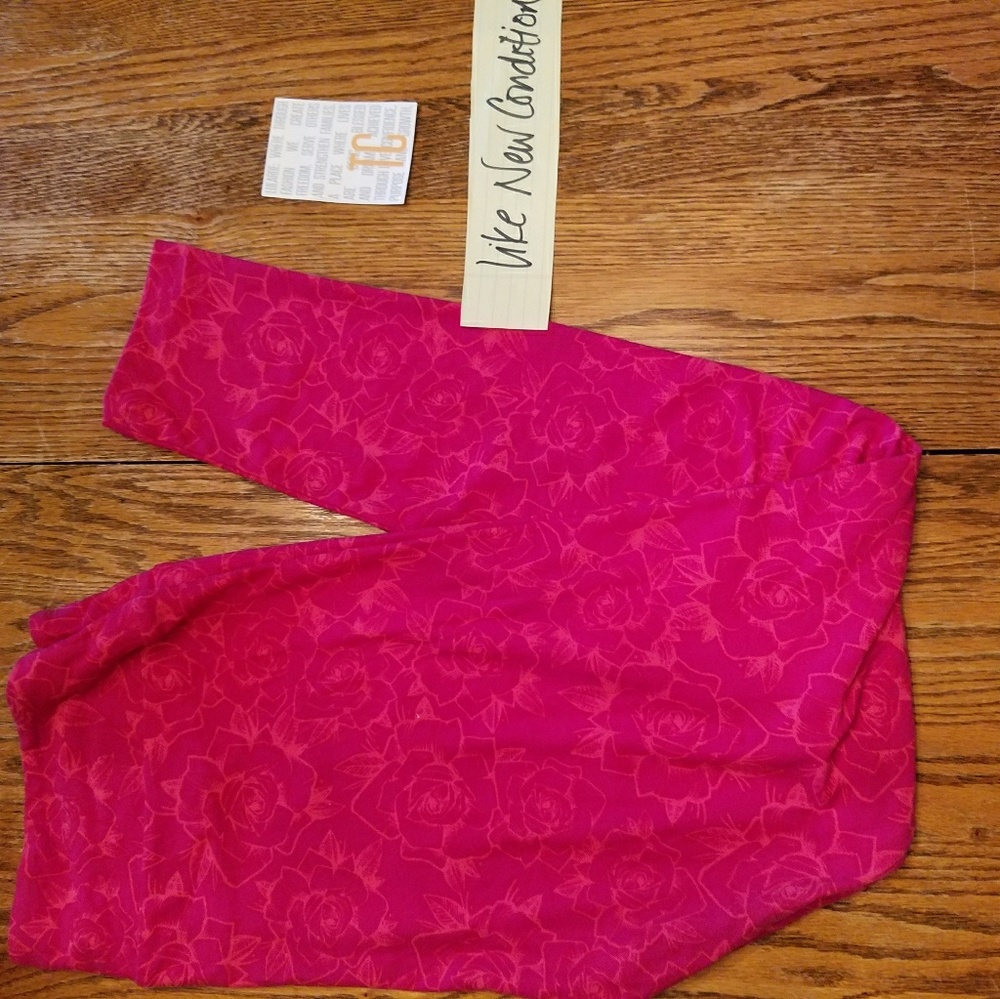 Lularoe rose leggings like new